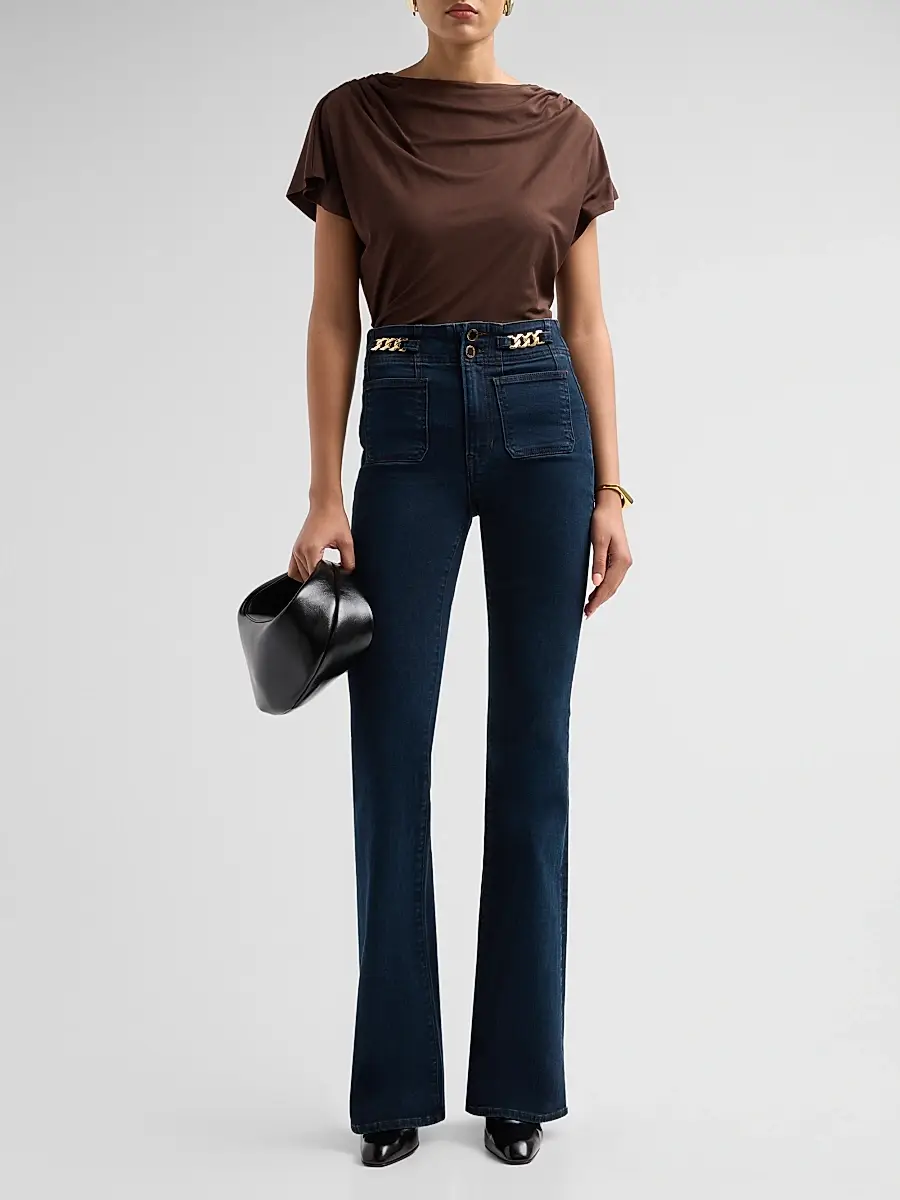 Veronica Beard Women's Lila Draped Top | Thumbnail 2