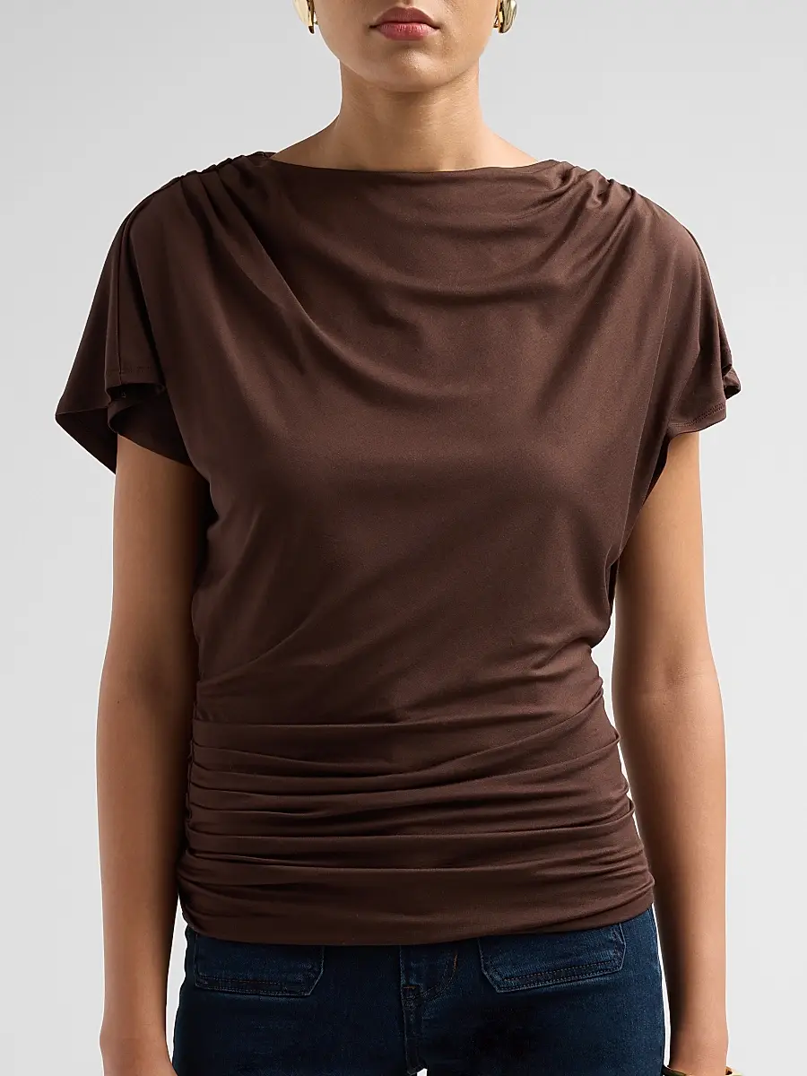 Veronica Beard Women's Lila Draped Top | Thumbnail 5