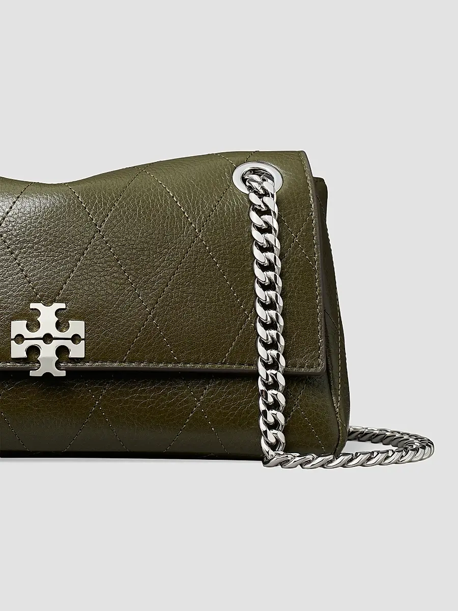 Tory Burch Women's Charlie Quilted Leather Small Shoulder Bag | Thumbnail 3 Tory Burch Women's Charlie Quilted Leather Small Shoulder Bag | Thumbnail 3
