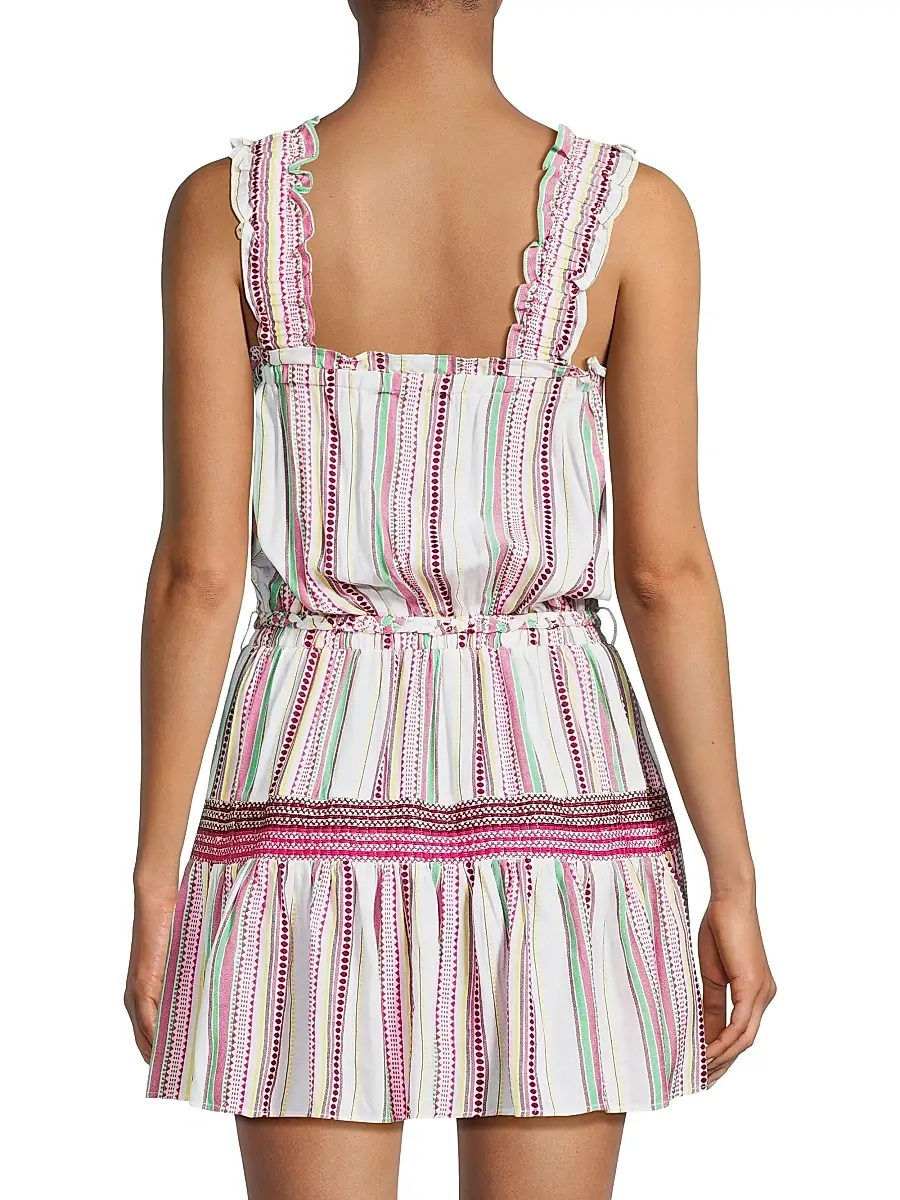 Ramy Brook Women's Jaelyn Printed Cotton Minidress | Thumbnail 5 Ramy Brook Women's Jaelyn Printed Cotton Minidress | Thumbnail 5