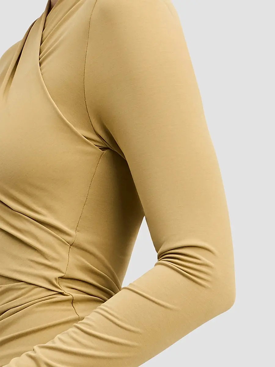 Derek Lam Women's Isaiah Jersey Wrap Top | Thumbnail 6