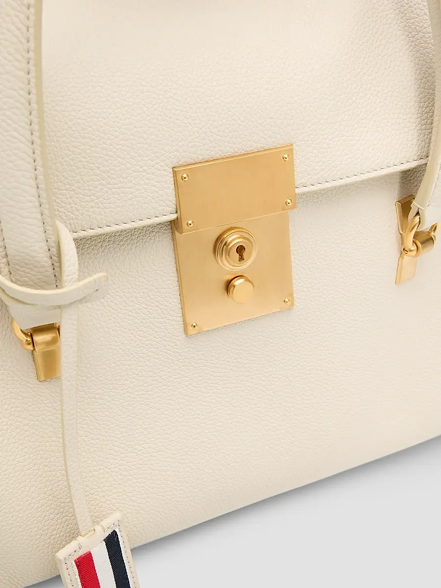 Thom Browne Women's Bolton Grain Leather Bag | Thumbnail 4 Thom Browne Women's Bolton Grain Leather Bag | Thumbnail 4