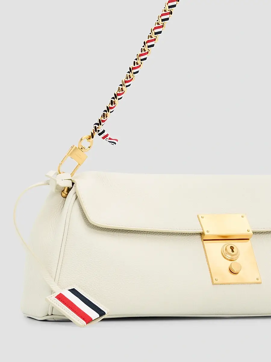 Thom Browne Women's Soft Mrs. Thom Leather Clutch | Thumbnail 6 Thom Browne Women's Soft Mrs. Thom Leather Clutch | Thumbnail 6