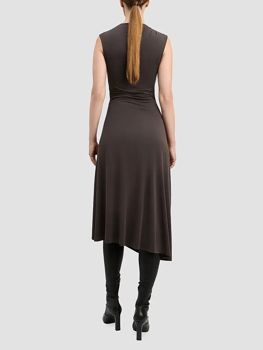 Derek Lam Women's Amy Draped Jersey Midi Dress | Thumbnail 3 Derek Lam Women's Amy Draped Jersey Midi Dress | Thumbnail 3