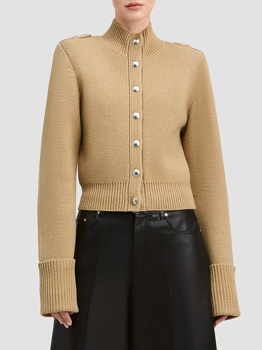 Derek Lam Women's Adam Wool Cardigan | Thumbnail 4 Derek Lam Women's Adam Wool Cardigan | Thumbnail 4