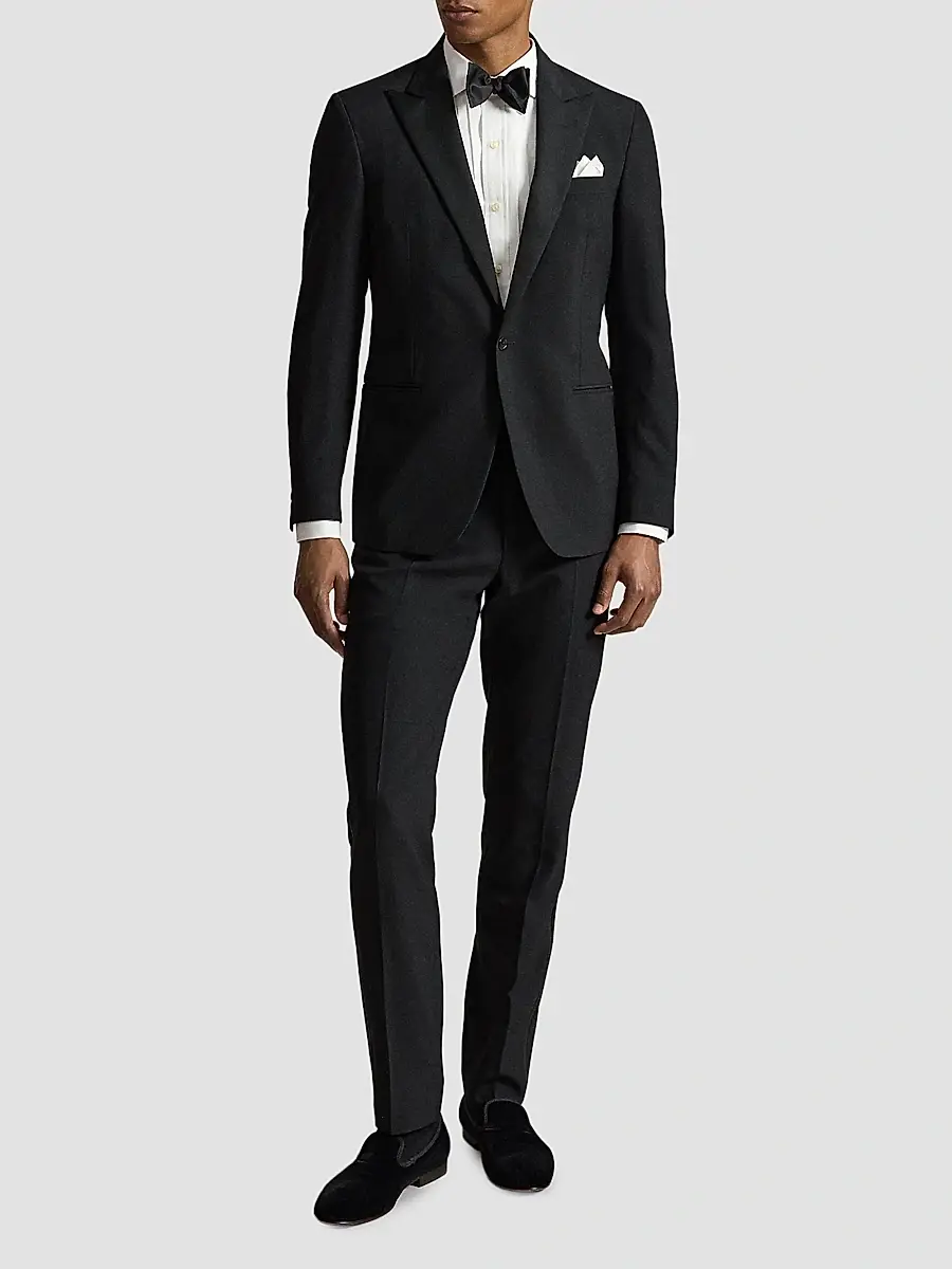 Polo Ralph Lauren Men's French Cuff Cotton Poplin Tuxedo Shirt | Thumbnail 2