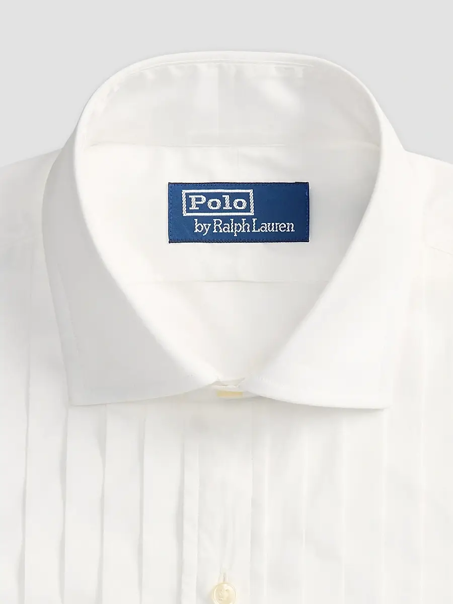 Polo Ralph Lauren Men's French Cuff Cotton Poplin Tuxedo Shirt | Thumbnail 5