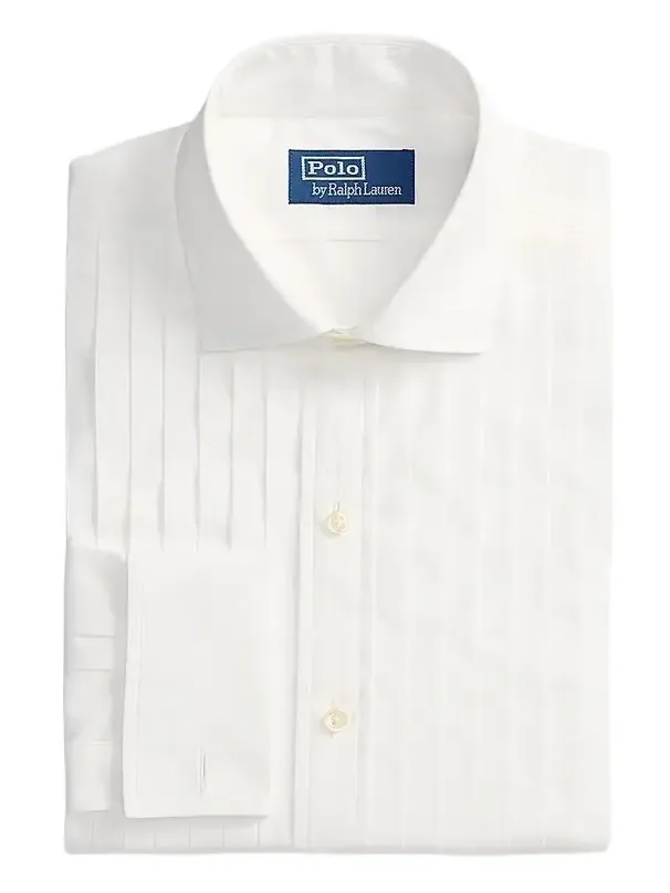 Polo Ralph Lauren Men's French Cuff Cotton Poplin Tuxedo Shirt
