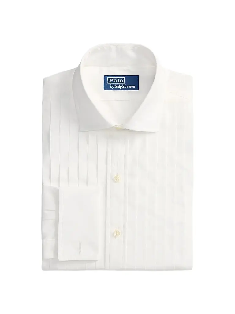 Polo Ralph Lauren Men's French Cuff Cotton Poplin Tuxedo Shirt
