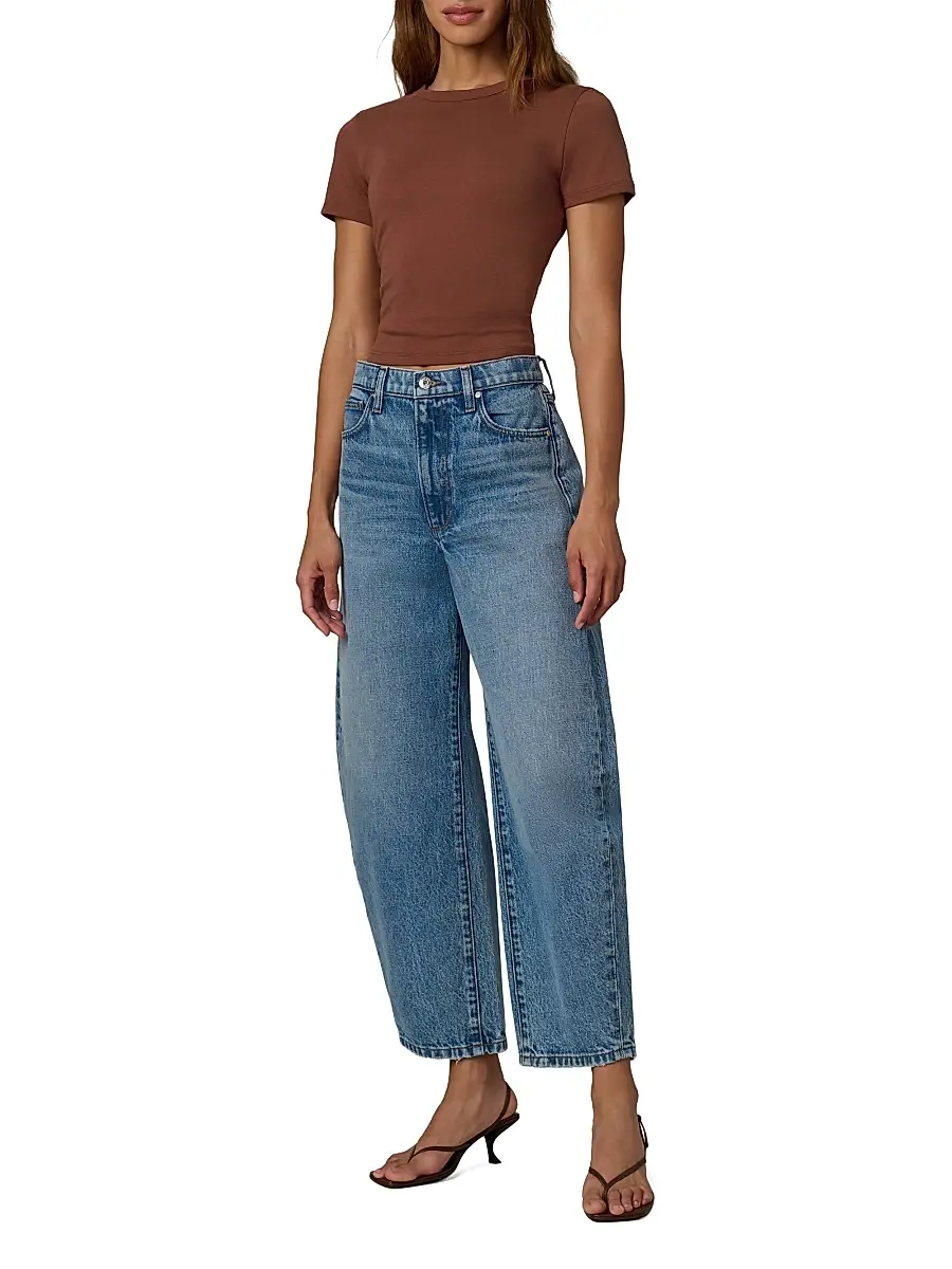 Joe's Jeans Women's The Baby Cotton-Blend T-Shirt | Thumbnail 2 Joe's Jeans Women's The Baby Cotton-Blend T-Shirt | Thumbnail 2