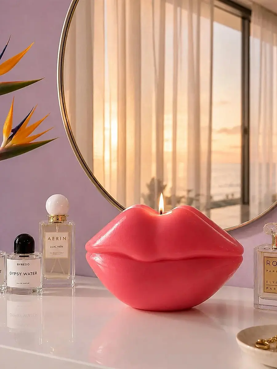 Davie Ocho Candle Co. Big Kiss Candle | Thumbnail 3