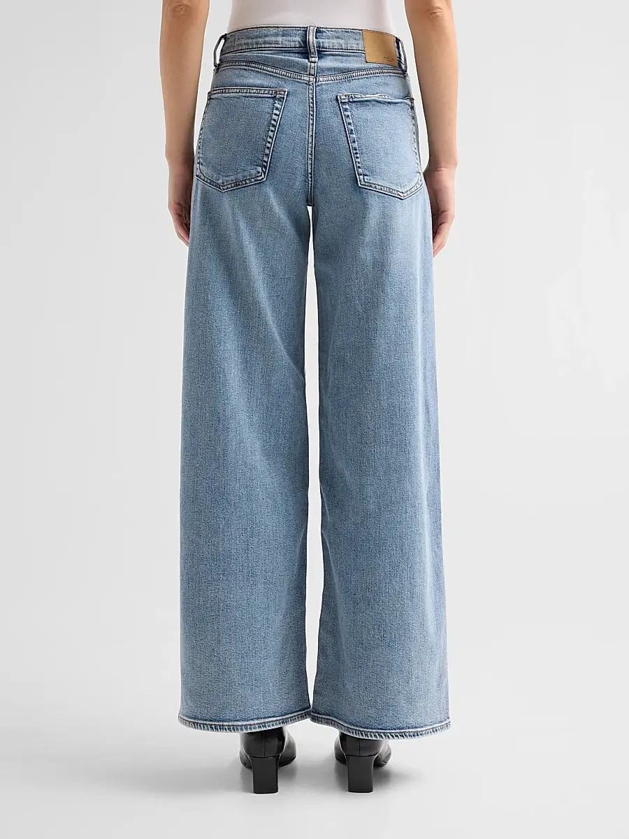 rag & bone Women's Stretch Featherweight Sofie Wide-Leg Jeans | Thumbnail 3 rag & bone Women's Stretch Featherweight Sofie Wide-Leg Jeans | Thumbnail 3