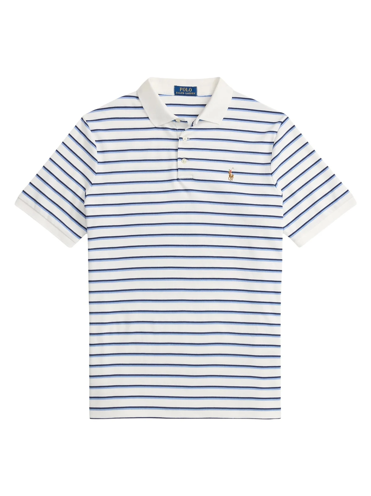 Polo Ralph Lauren Men's Logo Striped Cotton Polo Shirt