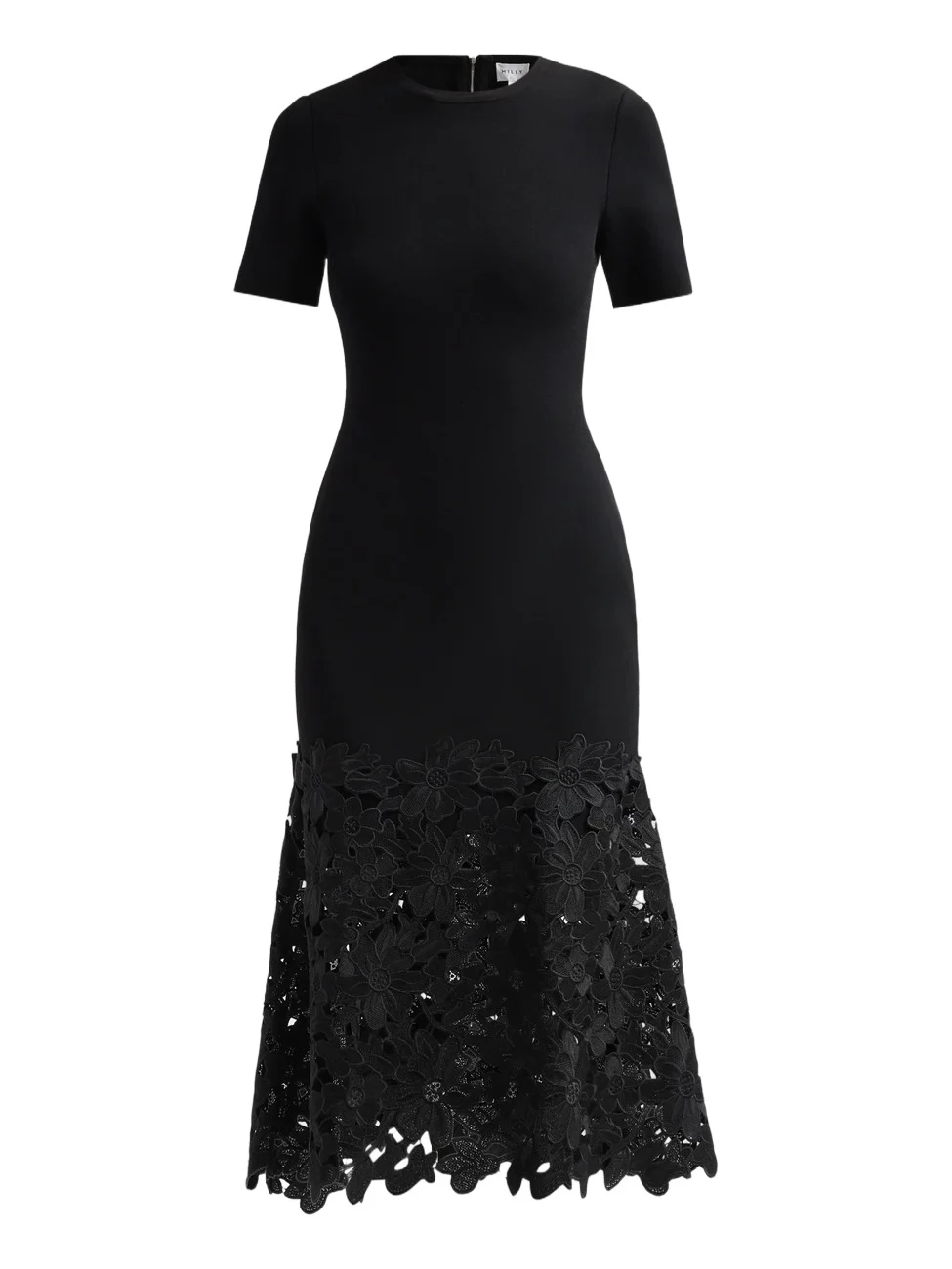 Women's Halle Lace-Trim Knit Midi Dress Women's Halle Lace-Trim Knit Midi Dress