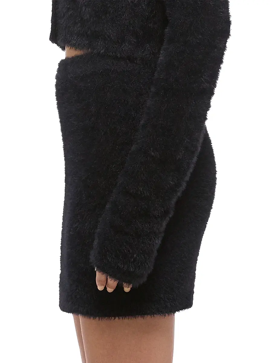 Helmut Lang Women's Fitted Eyelash Miniskirt | Thumbnail 5 Helmut Lang Women's Fitted Eyelash Miniskirt | Thumbnail 5