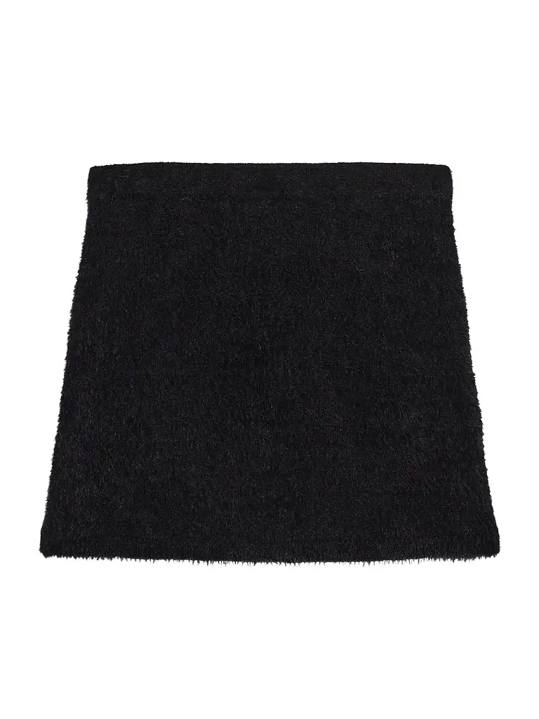 Helmut Lang Women's Fitted Eyelash Miniskirt