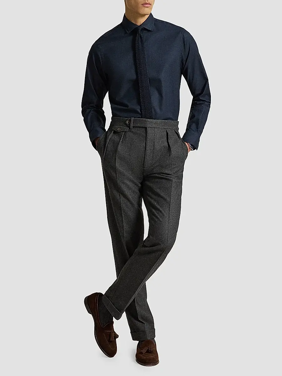 Polo Ralph Lauren Men's Plaid Twill Classic-Fit Shirt | Thumbnail 2