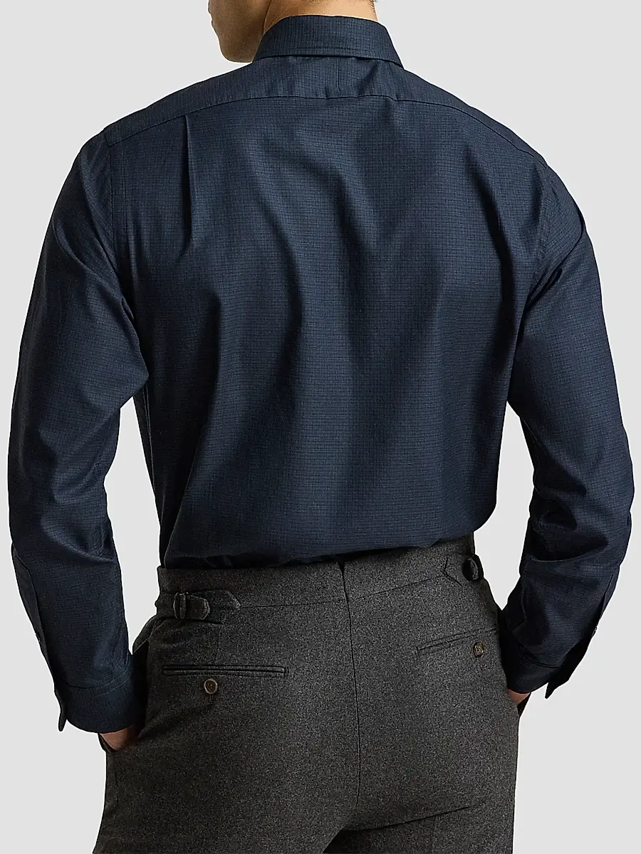Polo Ralph Lauren Men's Plaid Twill Classic-Fit Shirt | Thumbnail 3