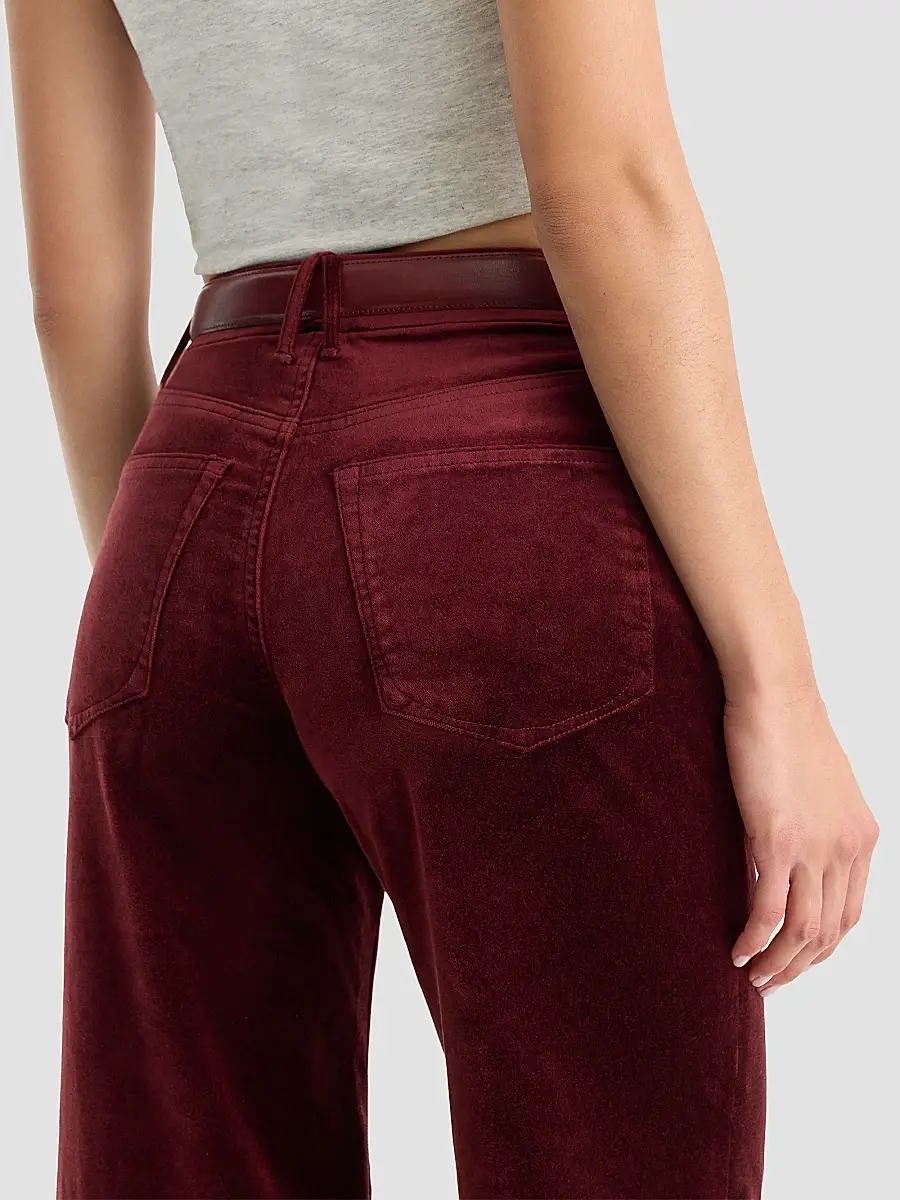 GOOD AMERICAN Women's Velvet Good Waist Palazzo Jeans | Thumbnail 6 GOOD AMERICAN Women's Velvet Good Waist Palazzo Jeans | Thumbnail 6