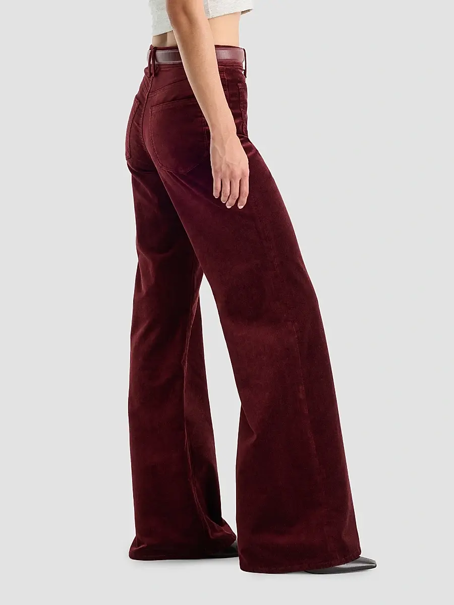 GOOD AMERICAN Women's Velvet Good Waist Palazzo Jeans | Thumbnail 7 GOOD AMERICAN Women's Velvet Good Waist Palazzo Jeans | Thumbnail 7