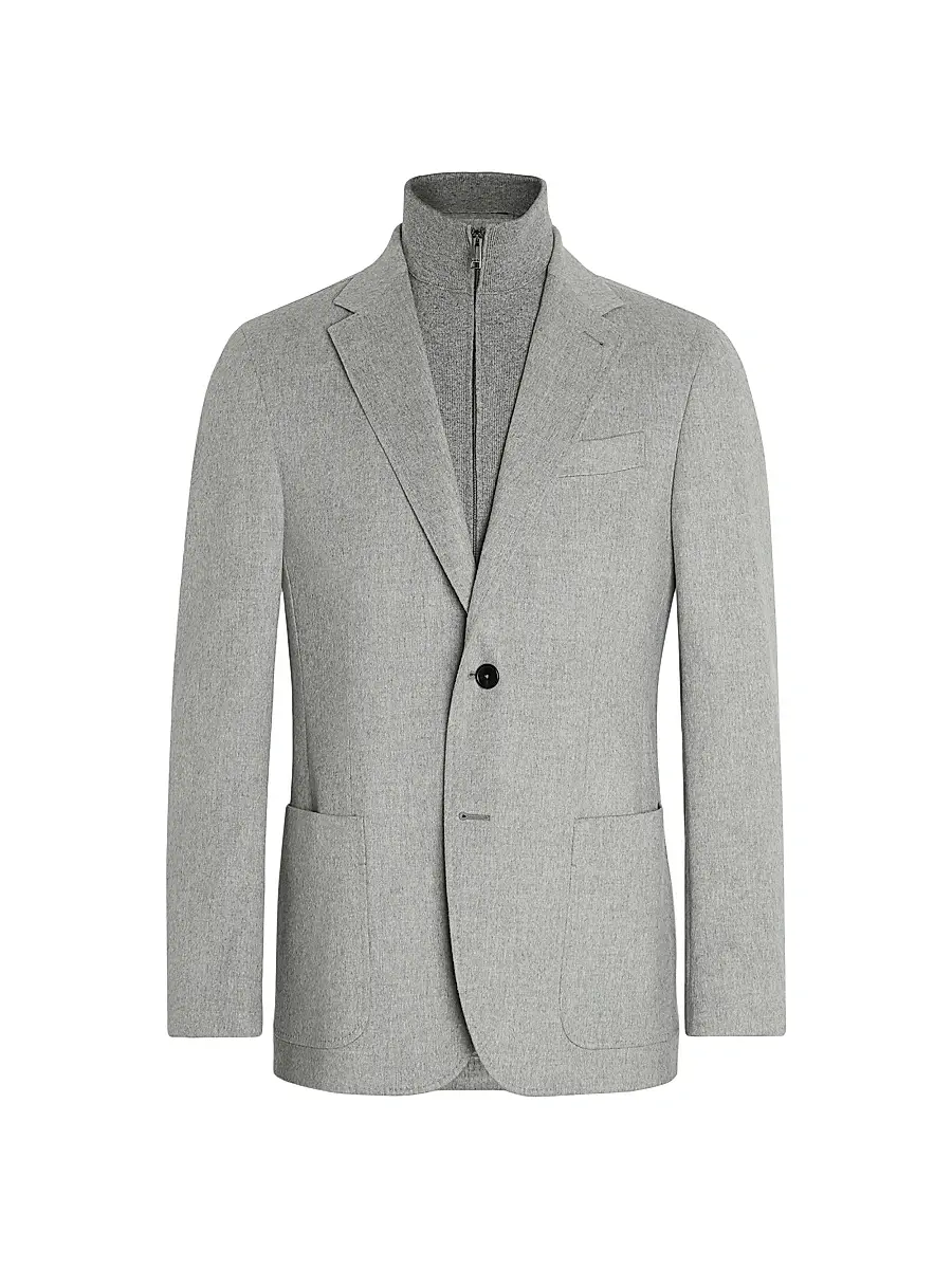 Zegna Men's Oasi Cashmere Jacket | Thumbnail 2 Zegna Men's Oasi Cashmere Jacket | Thumbnail 2