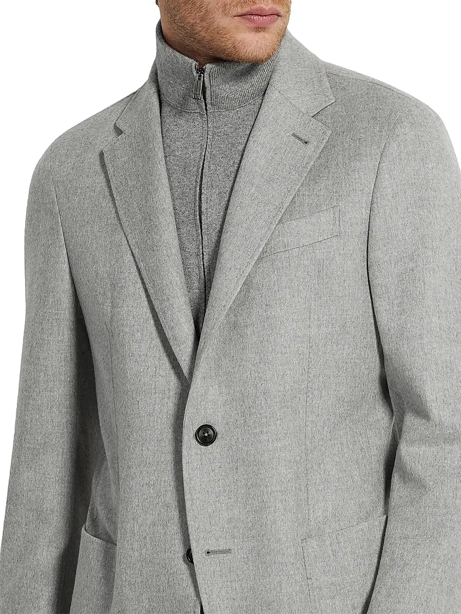 Zegna Men's Oasi Cashmere Jacket | Thumbnail 4 Zegna Men's Oasi Cashmere Jacket | Thumbnail 4