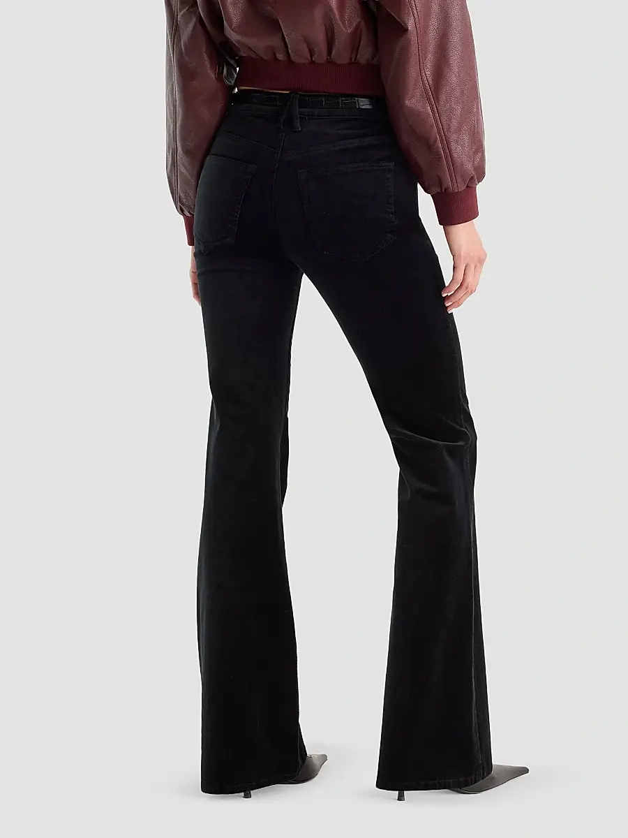 GOOD AMERICAN Women's Velvet Good Legs Flare Jeans | Thumbnail 3 GOOD AMERICAN Women's Velvet Good Legs Flare Jeans | Thumbnail 3