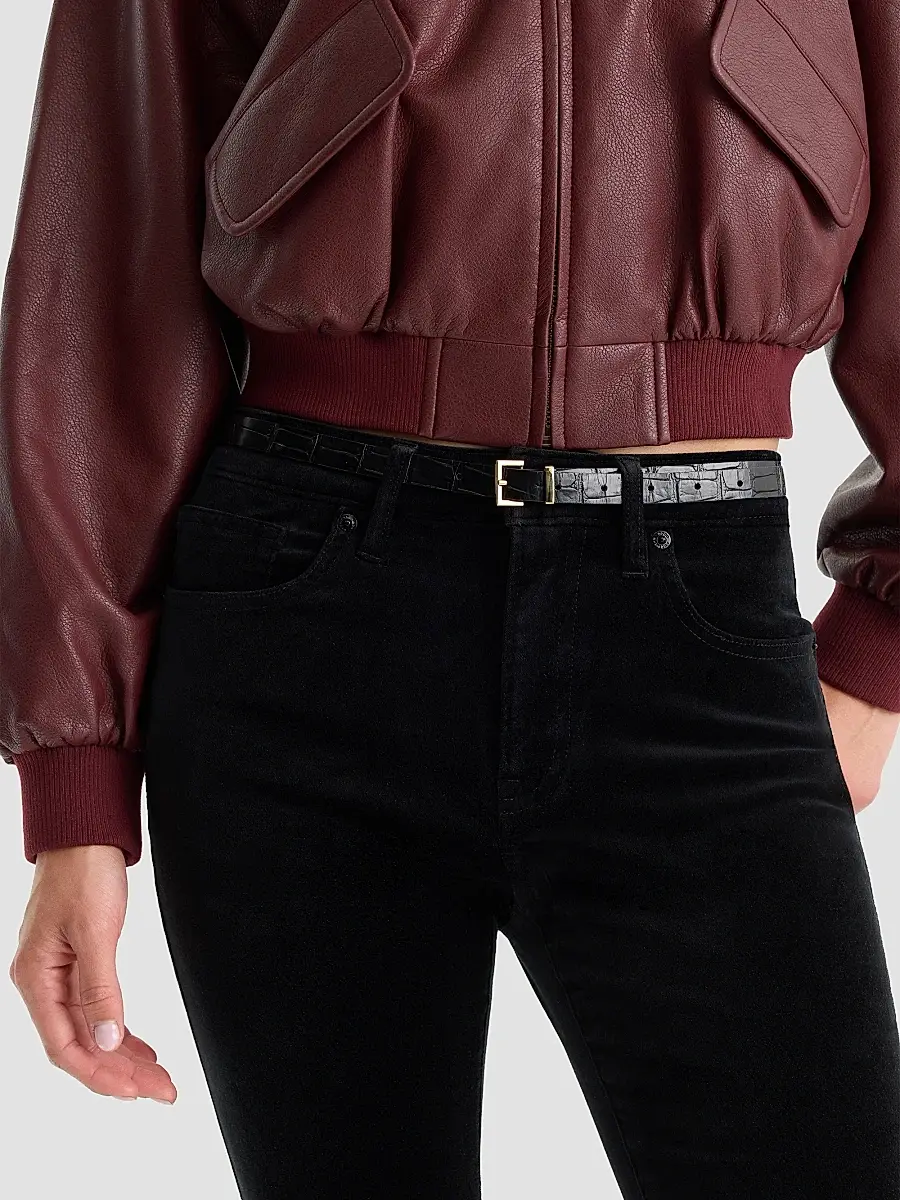 GOOD AMERICAN Women's Velvet Good Legs Flare Jeans | Thumbnail 5 GOOD AMERICAN Women's Velvet Good Legs Flare Jeans | Thumbnail 5
