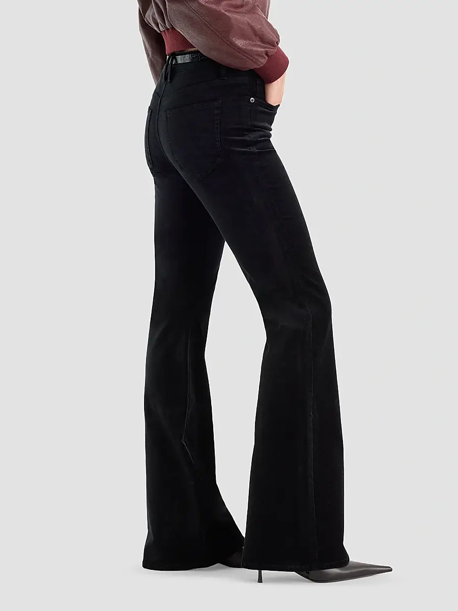 GOOD AMERICAN Women's Velvet Good Legs Flare Jeans | Thumbnail 7 GOOD AMERICAN Women's Velvet Good Legs Flare Jeans | Thumbnail 7