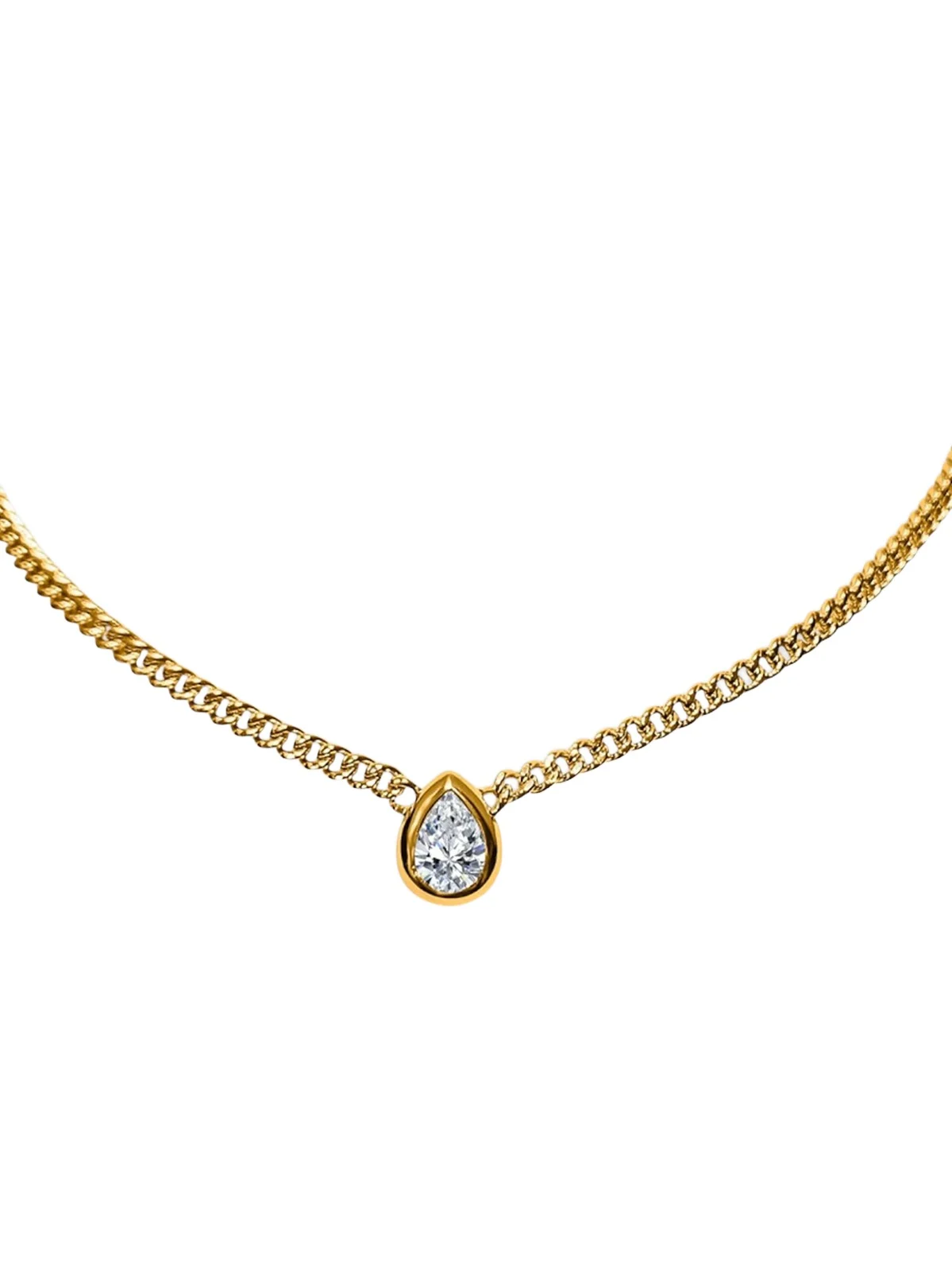 FANTASIA by DESERIO Women's Legacy Monaco 18K-Yellow-Gold Vermeil & 2.50 TCW Cubic Zirconia Pendant Necklace