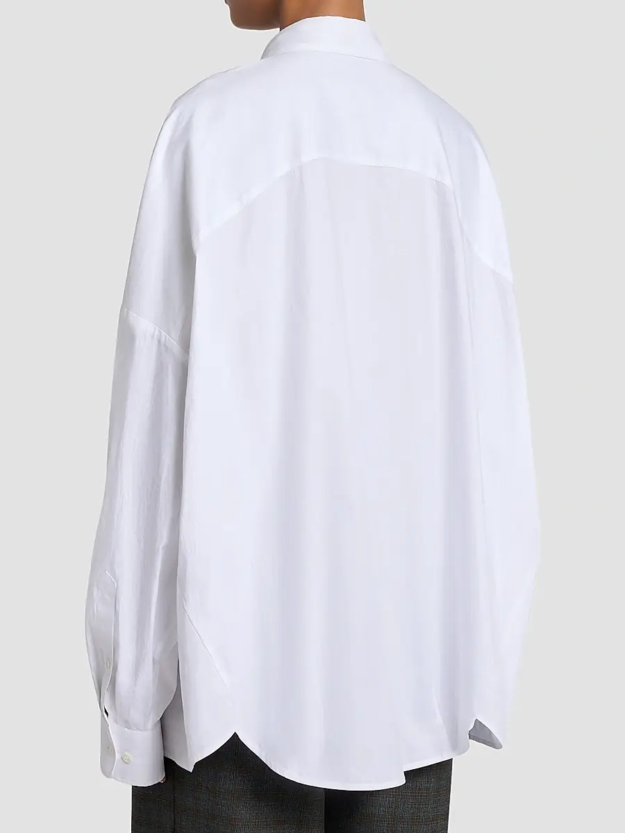 Dries Van Noten Women's Casia Embroidered Cotton Shirt | Thumbnail 3