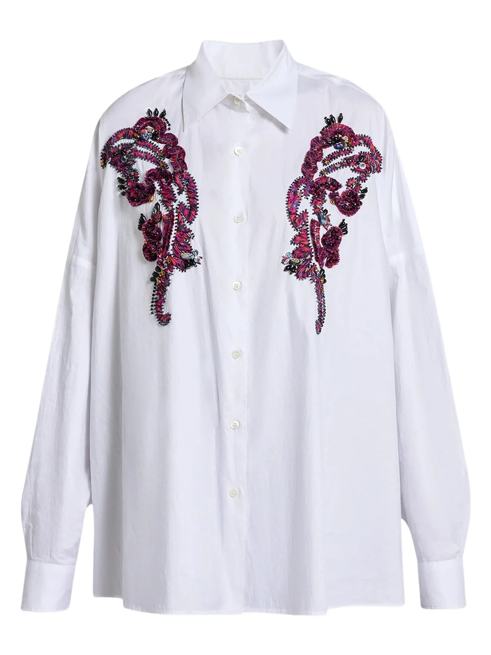 Women's Casia Embroidered Cotton Shirt Women's Casia Embroidered Cotton Shirt
