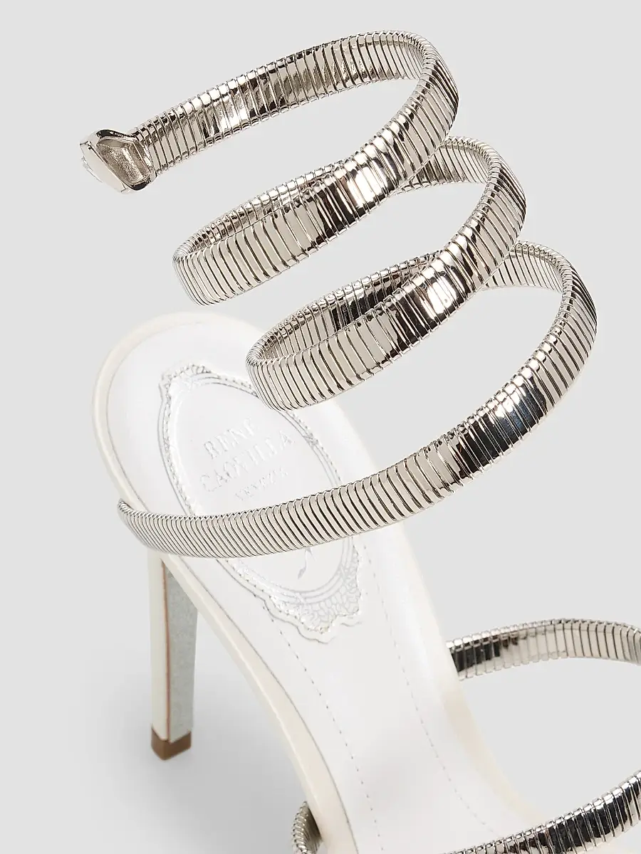 René Caovilla Women's Juniper 105MM Leather Sandals | Thumbnail 5 René Caovilla Women's Juniper 105MM Leather Sandals | Thumbnail 5