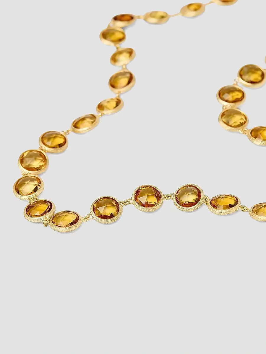 MARCO BICEGO Women's Jaipur Color 18K Yellow Gold & Citrine Necklace - Yellow Gold | Thumbnail 3 MARCO BICEGO Women's Jaipur Color 18K Yellow Gold & Citrine Necklace - Yellow Gold | Thumbnail 3