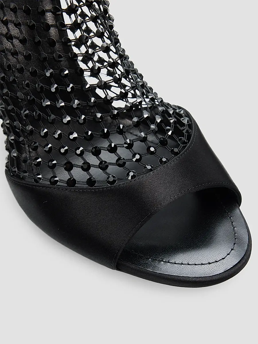 René Caovilla Women's Galaxia 105MM Satin Sandals | Thumbnail 5 René Caovilla Women's Galaxia 105MM Satin Sandals | Thumbnail 5
