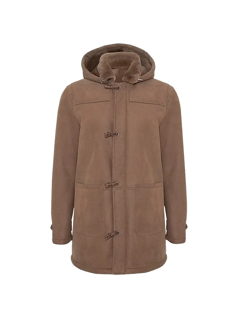 Gorski Men's Embossed Merino Shearling Lamb Jacket