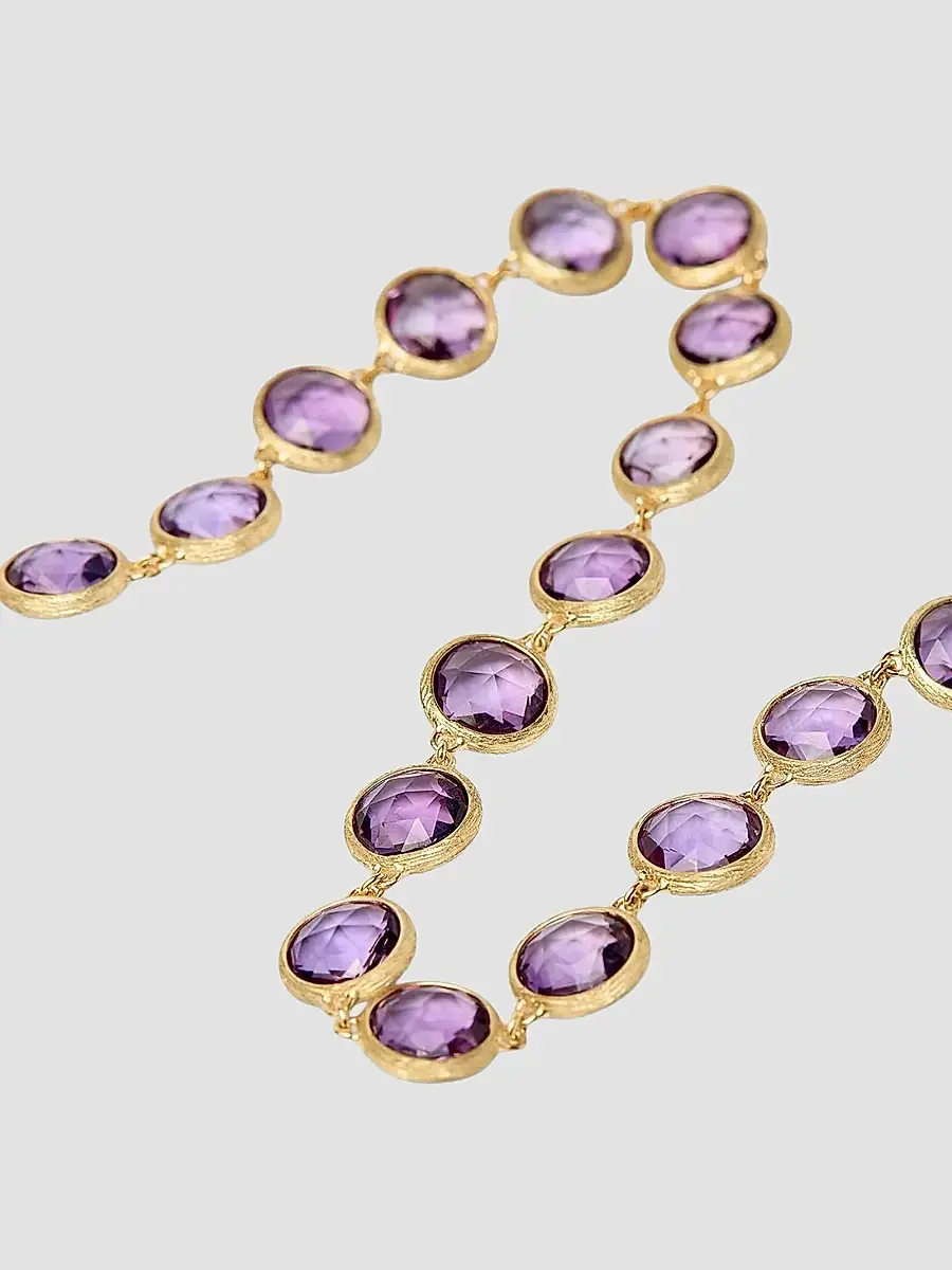 MARCO BICEGO Women's Jaipur Color 18K Yellow Gold & Amethyst Necklace - Yellow Gold | Thumbnail 3 MARCO BICEGO Women's Jaipur Color 18K Yellow Gold & Amethyst Necklace - Yellow Gold | Thumbnail 3