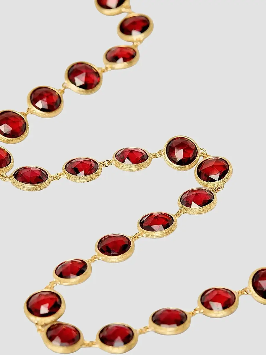MARCO BICEGO Women's Jaipur Color 18K Yellow Gold & Garnet Necklace - Yellow Gold | Thumbnail 3 MARCO BICEGO Women's Jaipur Color 18K Yellow Gold & Garnet Necklace - Yellow Gold | Thumbnail 3