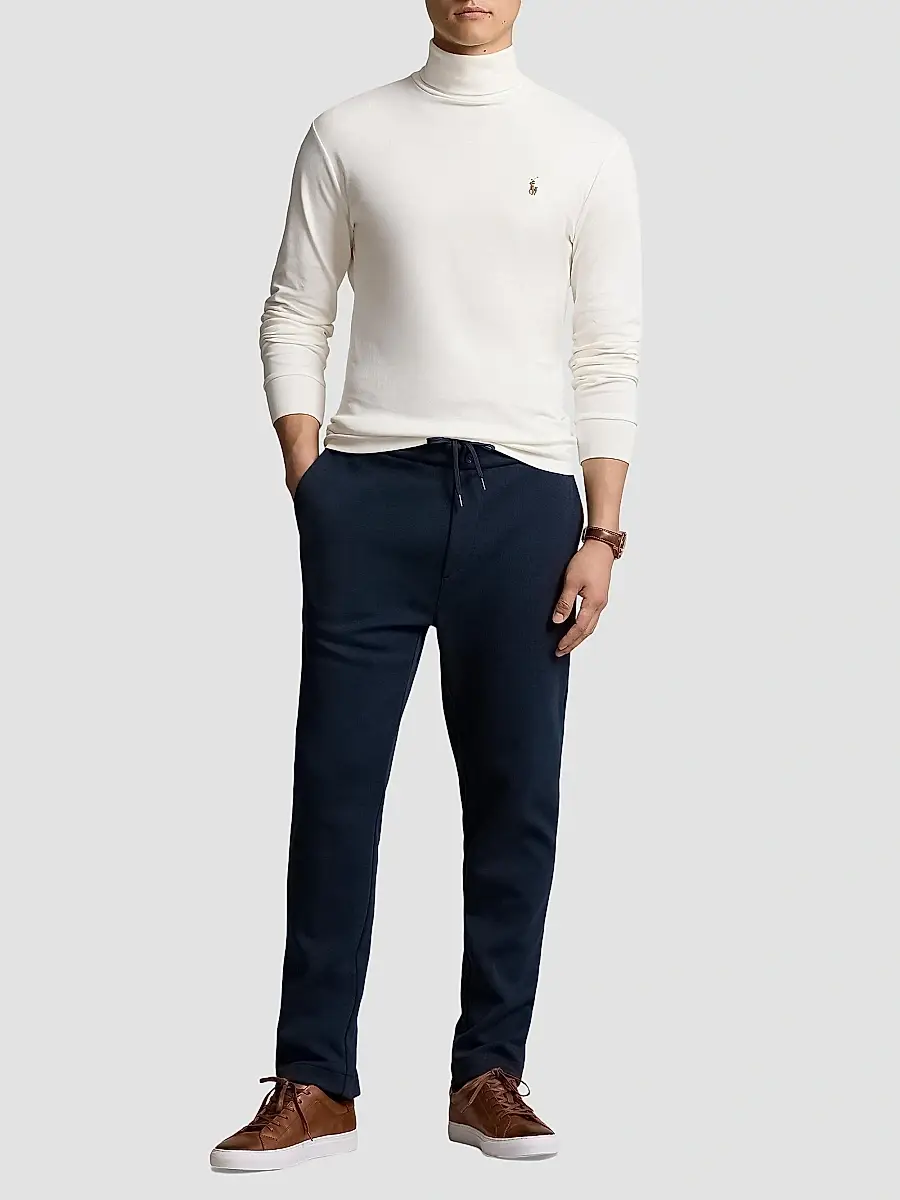 Polo Ralph Lauren Men's Cotton Turtleneck Long-Sleeve T-Shirt | Thumbnail 2