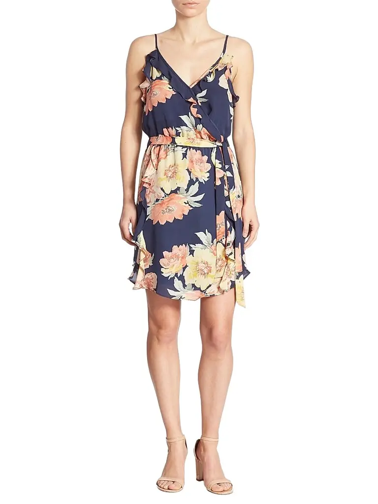 Joie Women's Foxglove Floral Ruffled Dress