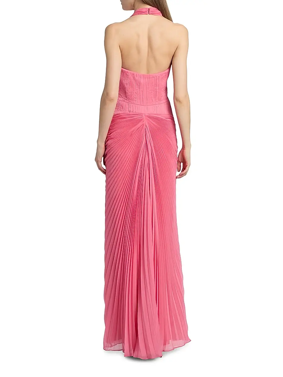 Amur Women's Enly Pleated Ruched Gown | Thumbnail 5 Amur Women's Enly Pleated Ruched Gown | Thumbnail 5