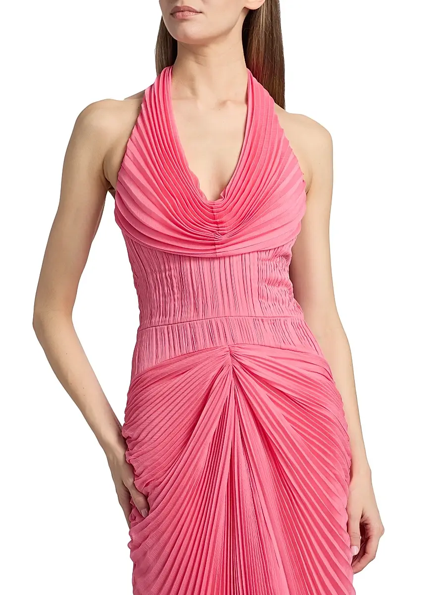Amur Women's Enly Pleated Ruched Gown | Thumbnail 6 Amur Women's Enly Pleated Ruched Gown | Thumbnail 6