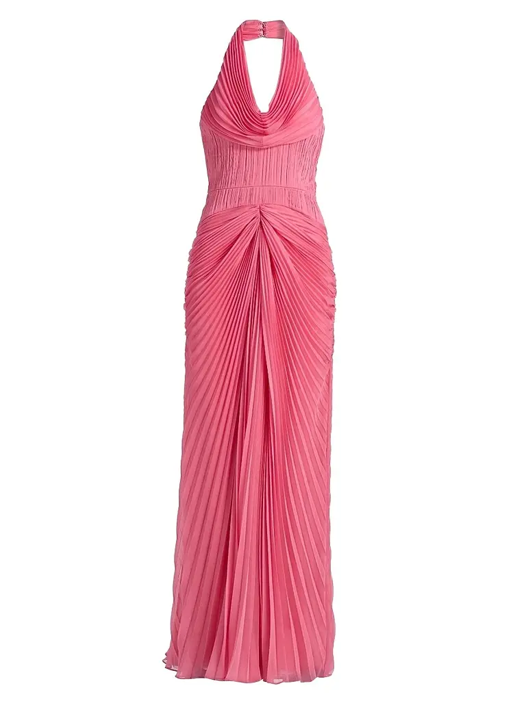 Amur Women's Enly Pleated Ruched Gown