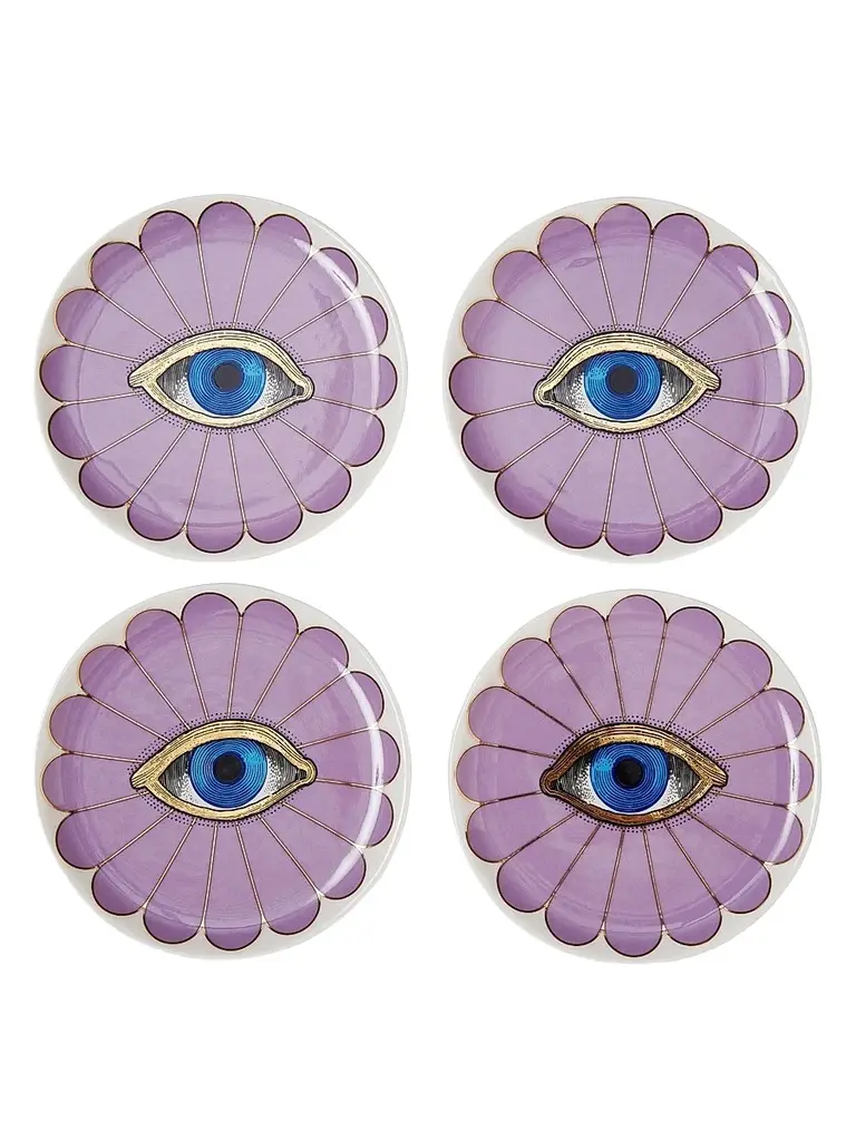 Jonathan Adler Fleur 4-Piece Coasters Set