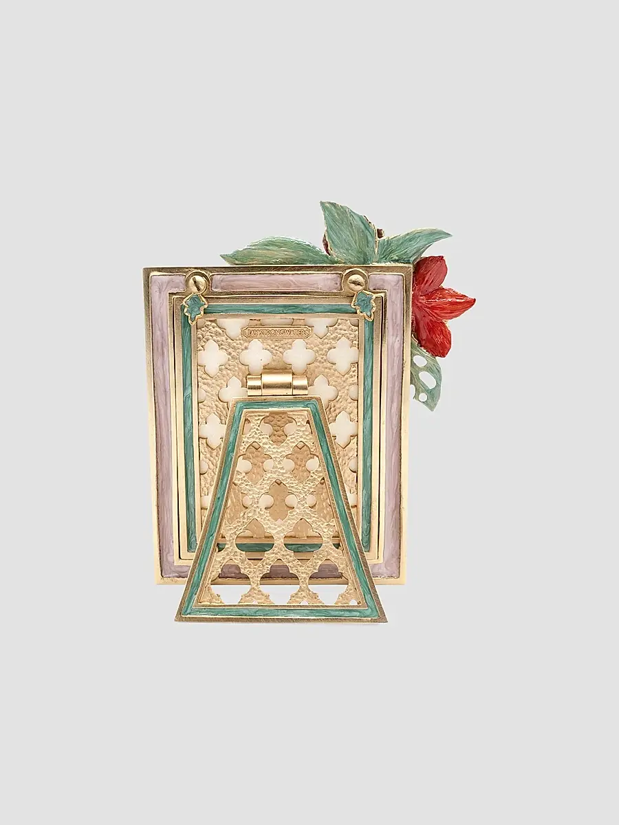 Jay Strongwater Amara 3" x 4" Tropical Flower Frame | Thumbnail 2 Jay Strongwater Amara 3" x 4" Tropical Flower Frame | Thumbnail 2