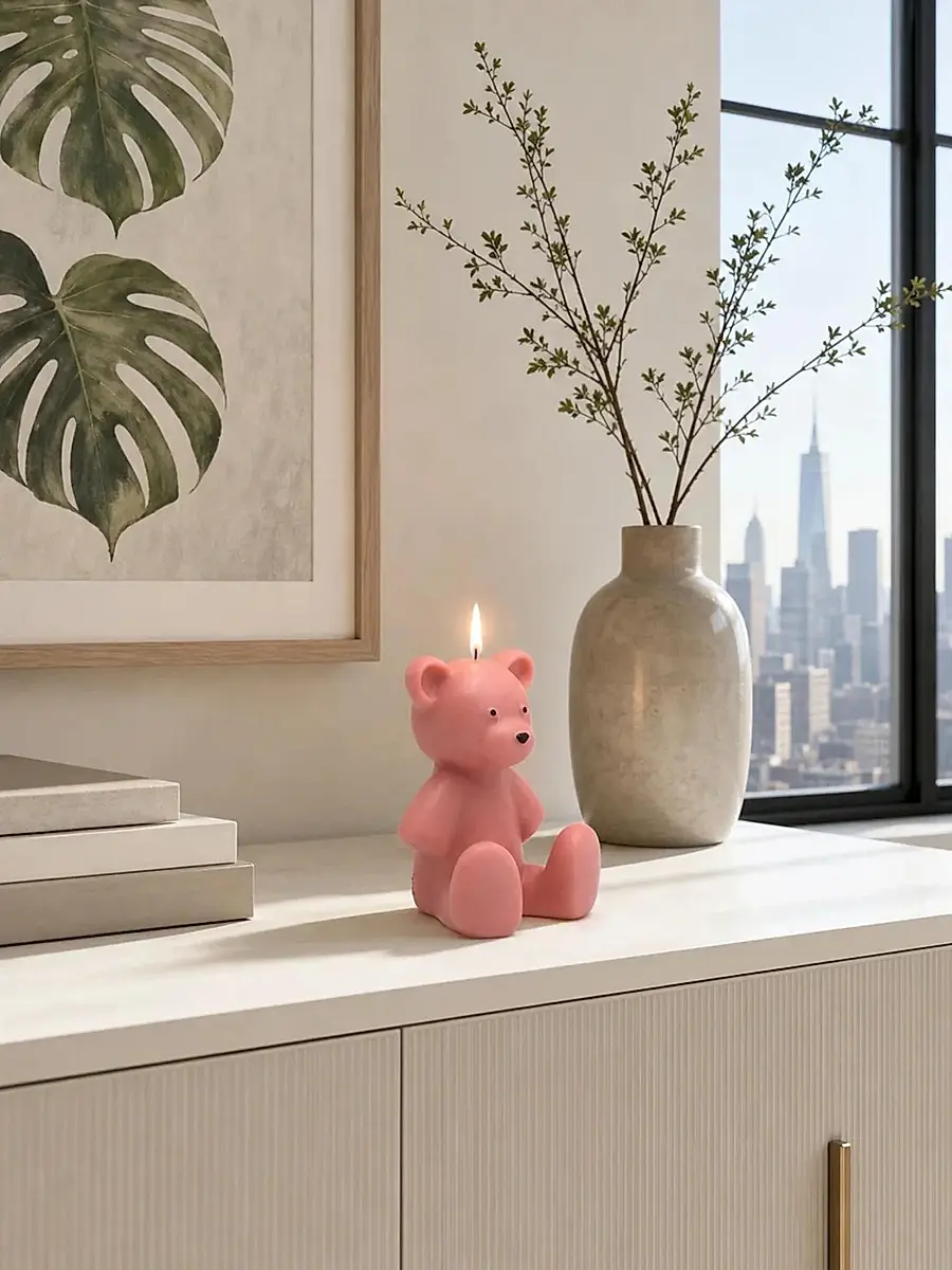Davie Ocho Candle Co. Bedford Teddy Bear Candle | Thumbnail 4