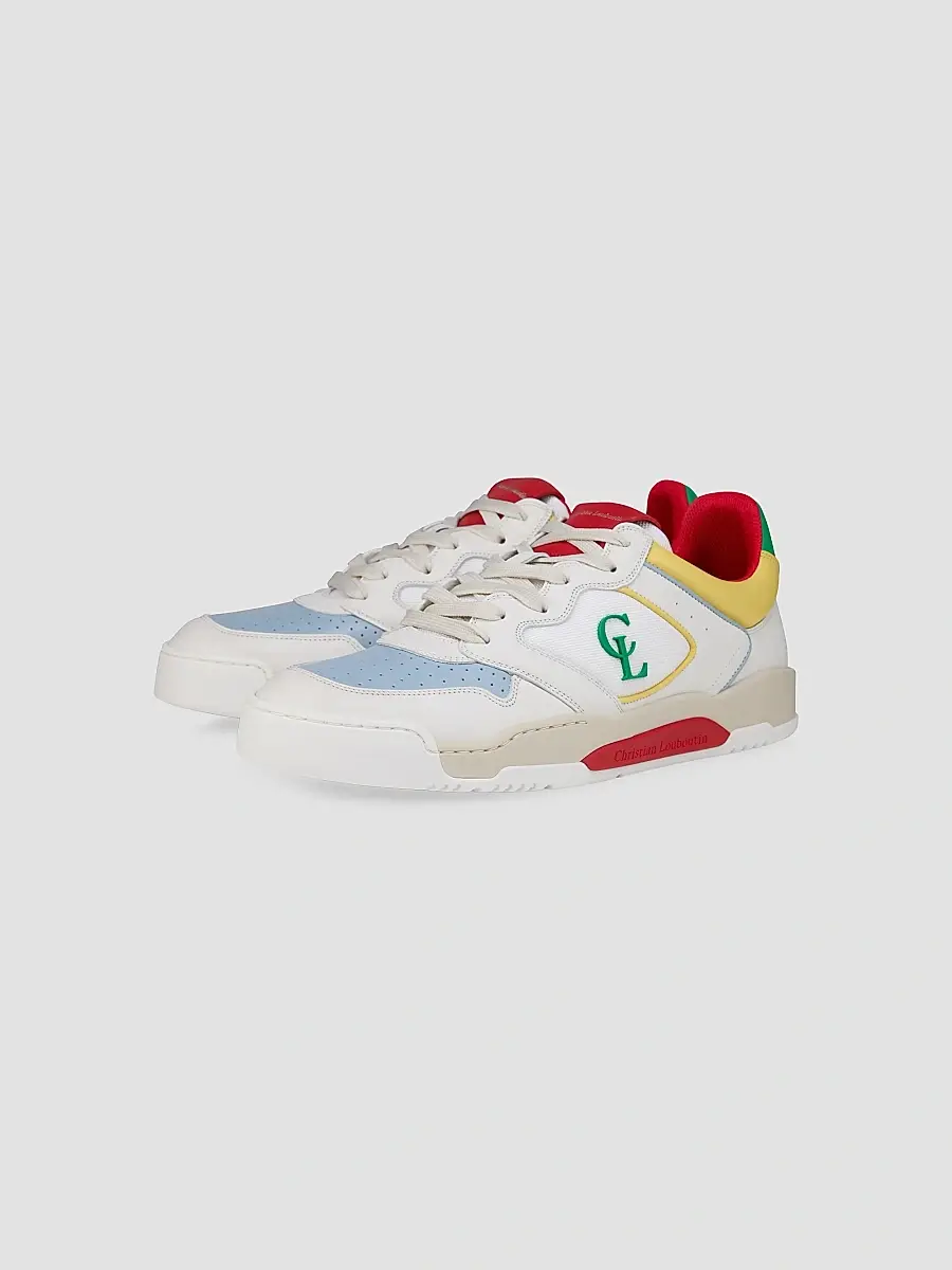 Christian Louboutin Men's Bsktball 1 Retro Sneakers | Thumbnail 2
