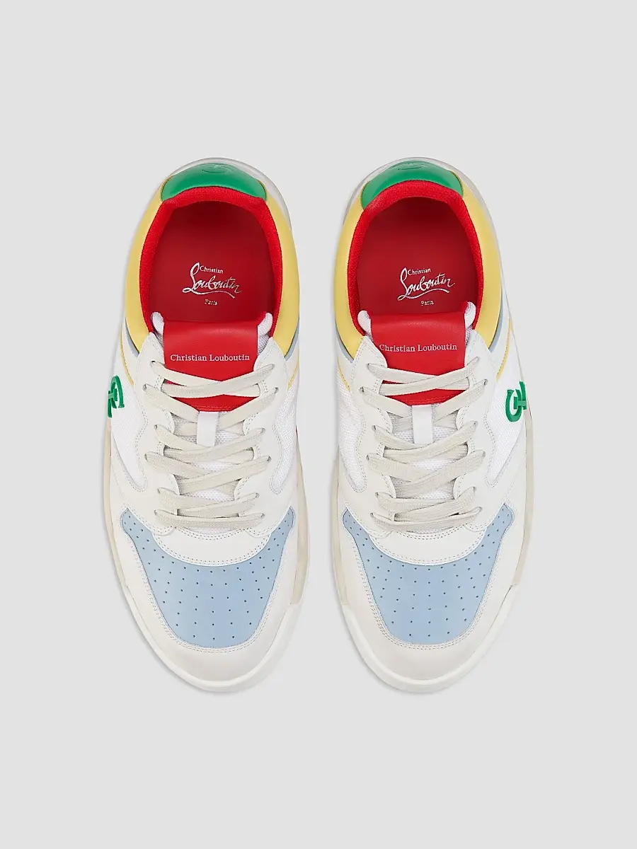 Christian Louboutin Men's Bsktball 1 Retro Sneakers | Thumbnail 4