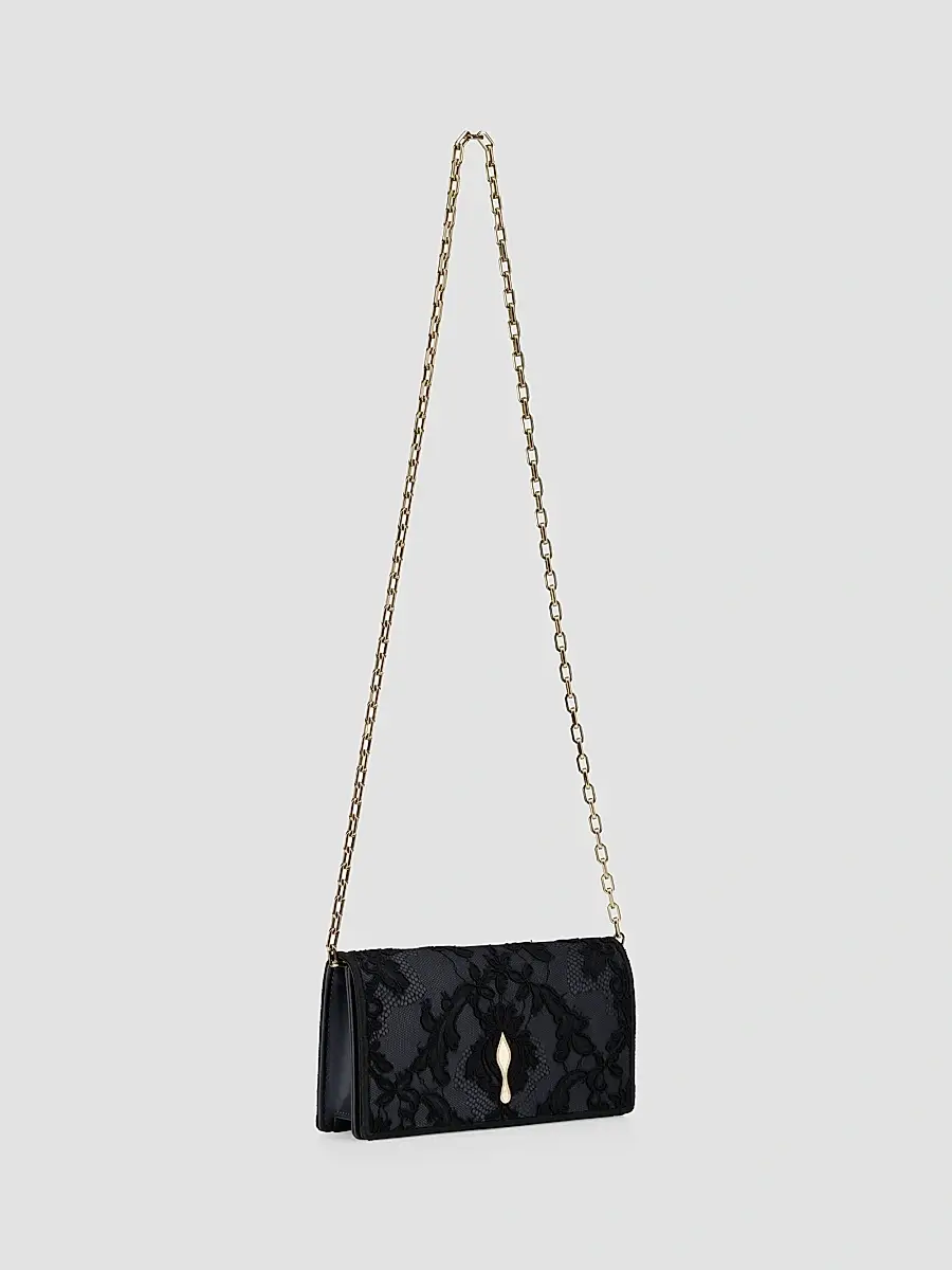 Christian Louboutin Women's Bettina Satin Clutch | Thumbnail 3 Christian Louboutin Women's Bettina Satin Clutch | Thumbnail 3
