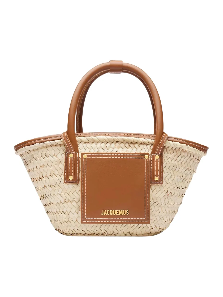 Jacquemus Women's Le Petit Panier Woven Tote Bag